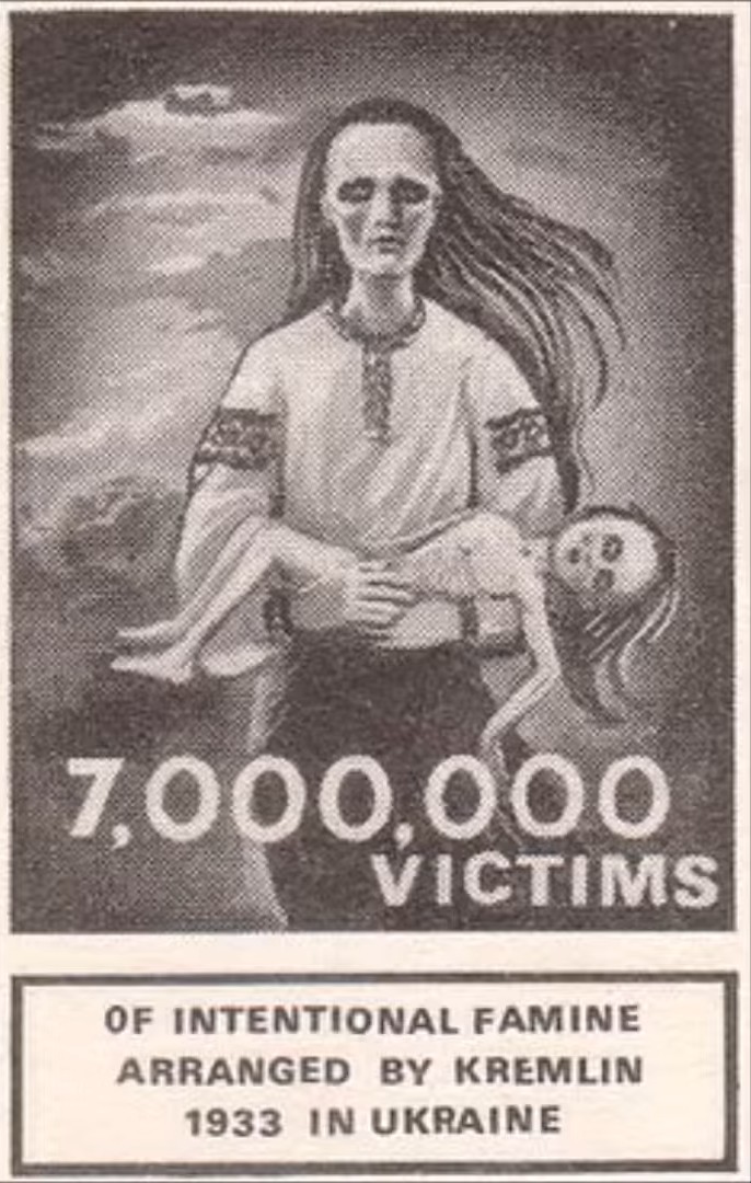 7,000,000 victims of intentional famine arranged by Kremlin 1933 in Ukraine.